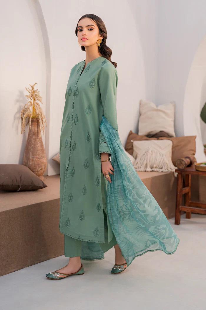 PURE LAWN 3PC EMBROIDERED*