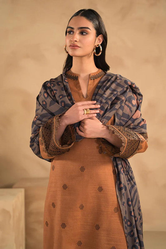 PURE LAWN 3PC EMBROIDERED*