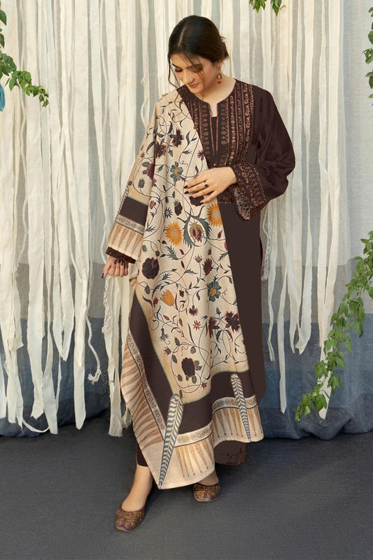 PURE LAWN 3PC EMBROIDERED