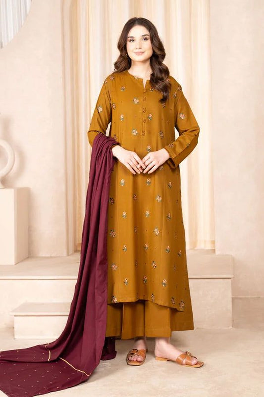 PURE LAWN 3PC EMBROIDERED